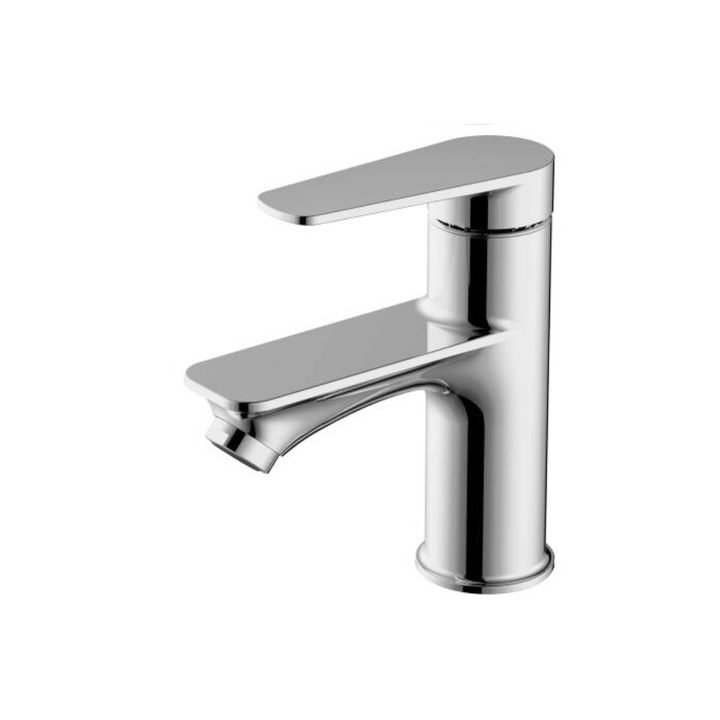 robinet de lavabo chromé, hauteur 15 cm 