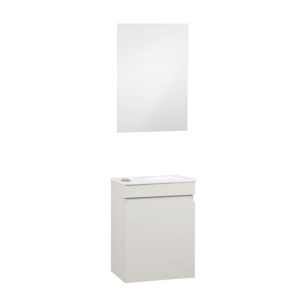 MINO Gäste-WC Waschtisch Set 40cm Kaschmir