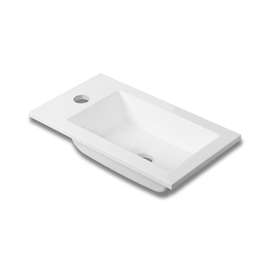 Kometmöbel Guest WC Washbasin Set 40cm High Gloss White