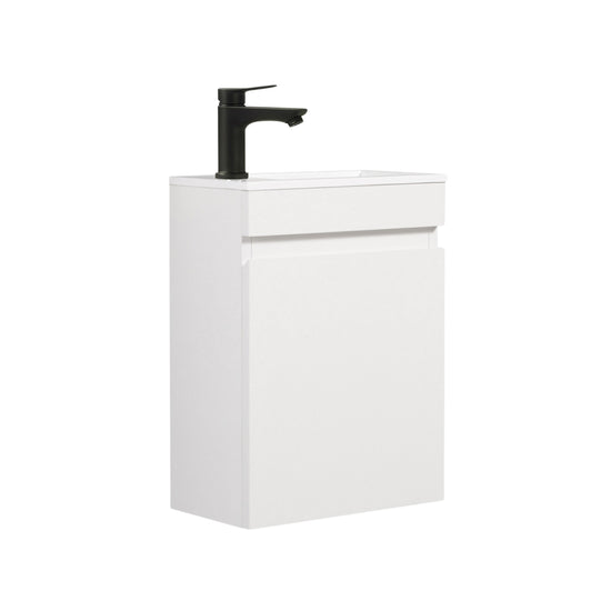 Kometmöbel Guest WC Washbasin Set 40cm High Gloss White