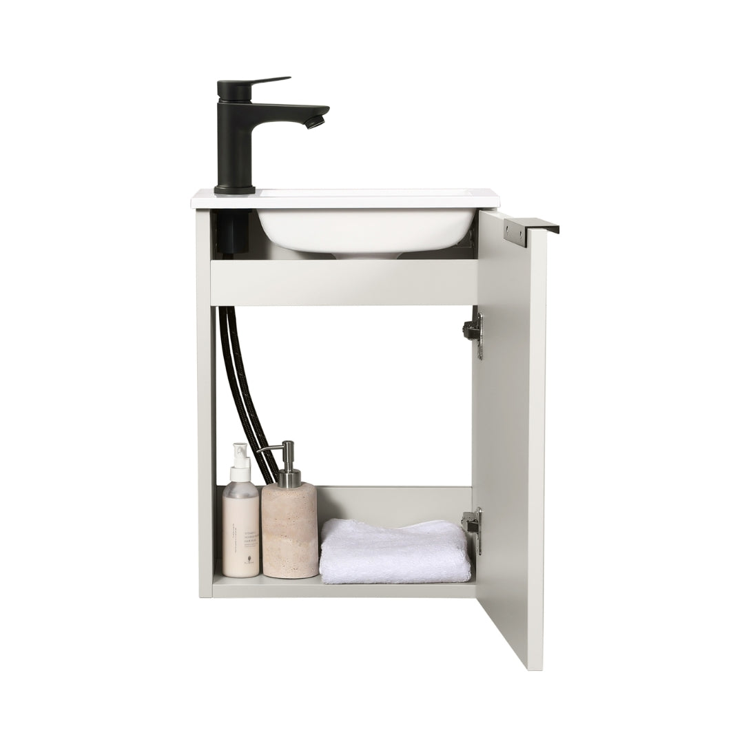 MOLI Gäste-WC Waschtisch Set 40cm Kaschmir