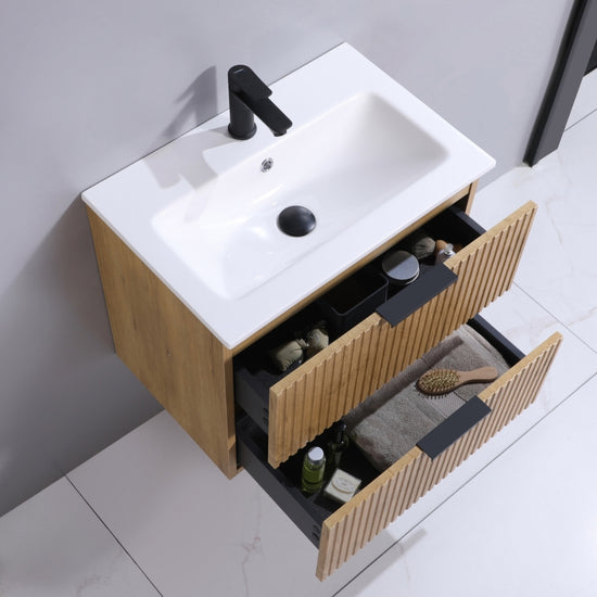 Kometmöbel Vanity 60 cm 2 Soft-Closing Oak