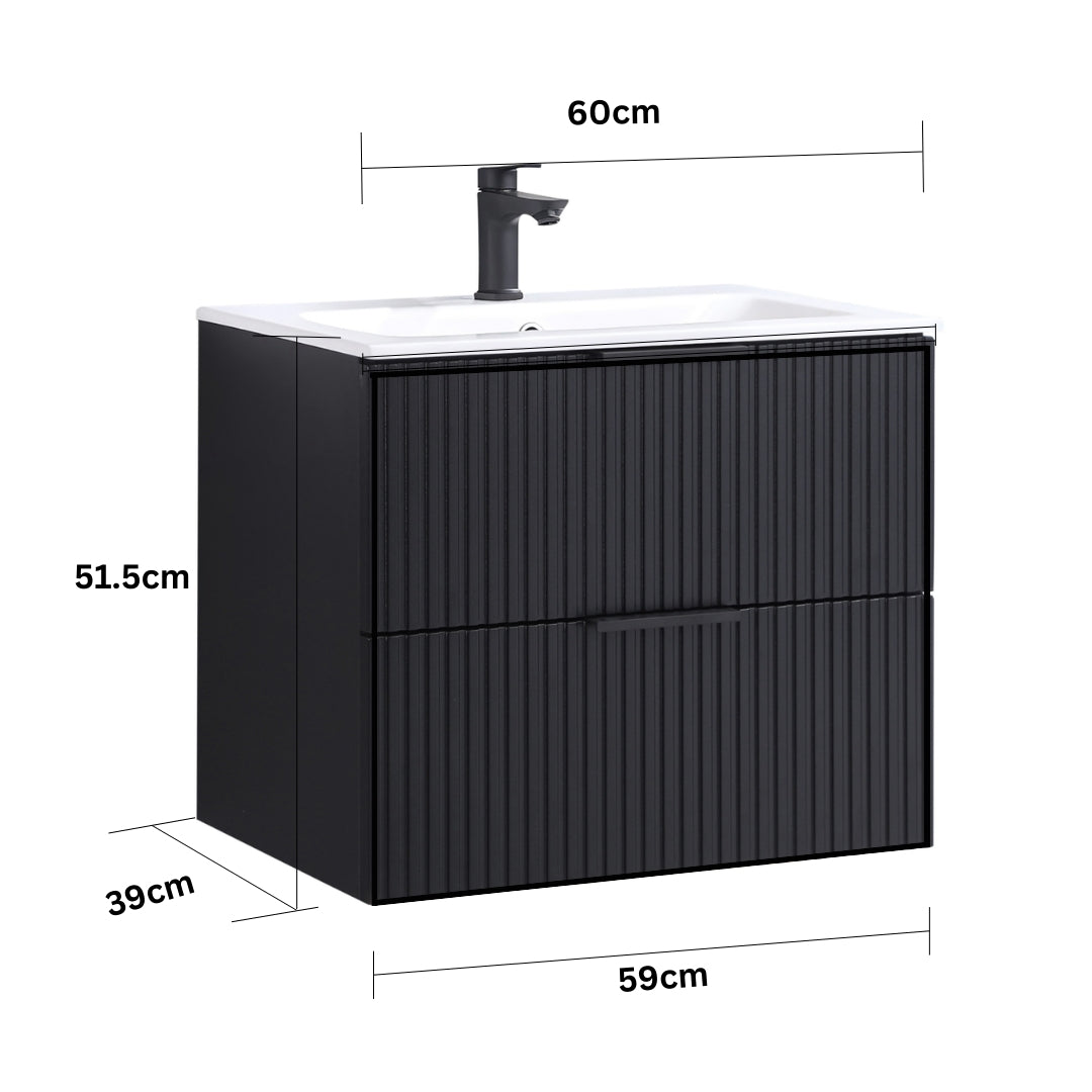 Kometmöbel Vanity 60 cm 2 Soft-Closing Oak